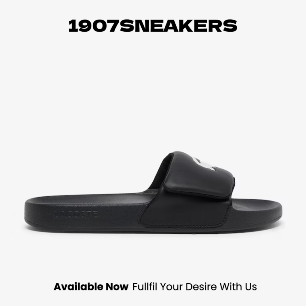 Sepatu Sendal Pria Lacoste Slides 0.0 Strap - Black LAC51CMA0022