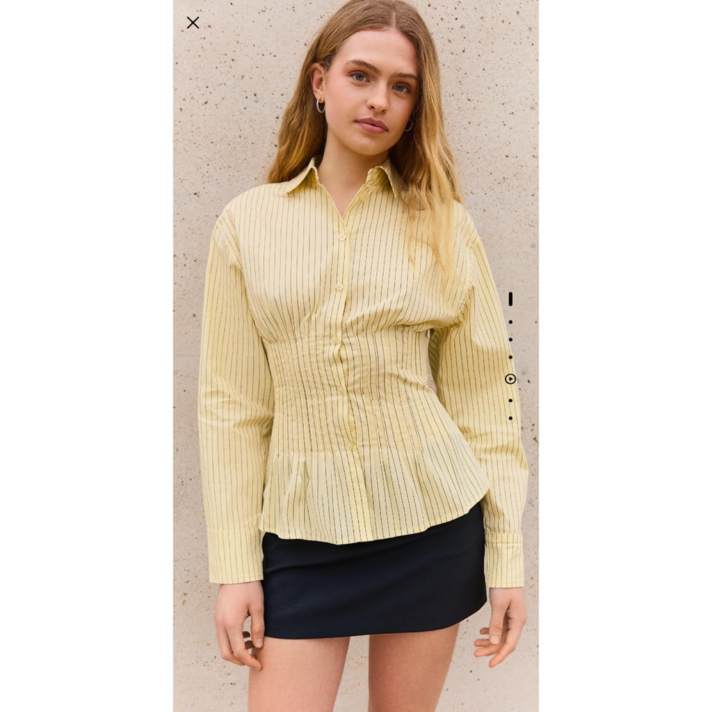 Jastip Bershka Kemeja Pas Badan