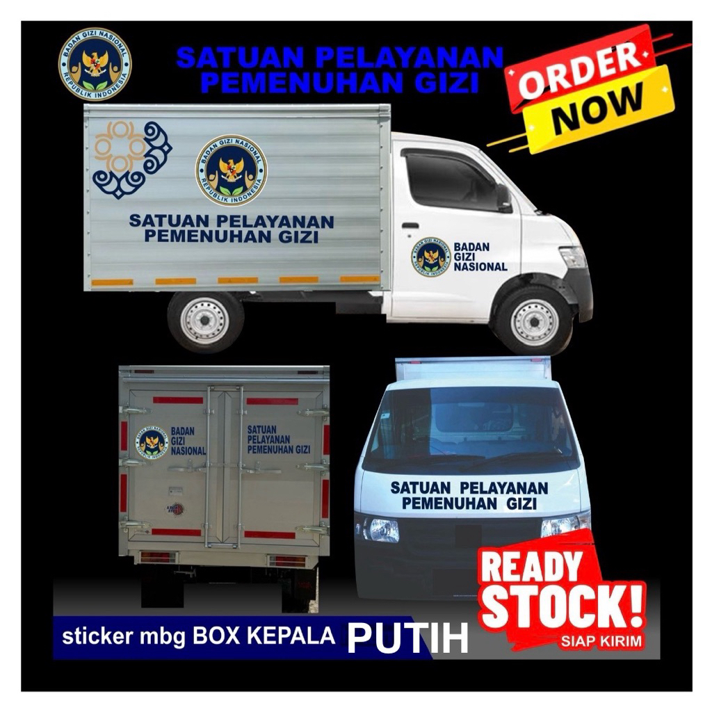 STIKER STICKER MBG MOBIL BOX