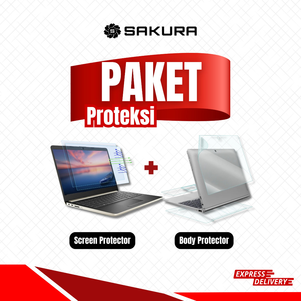 AntiGores Layar laptop 14-16 inch Glosy/Anti Glare