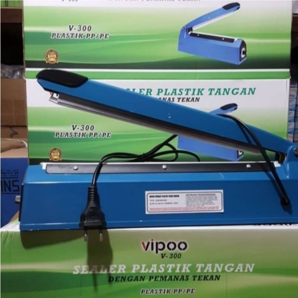 Mesin Press Plastik Sealer Vipoo V-300
