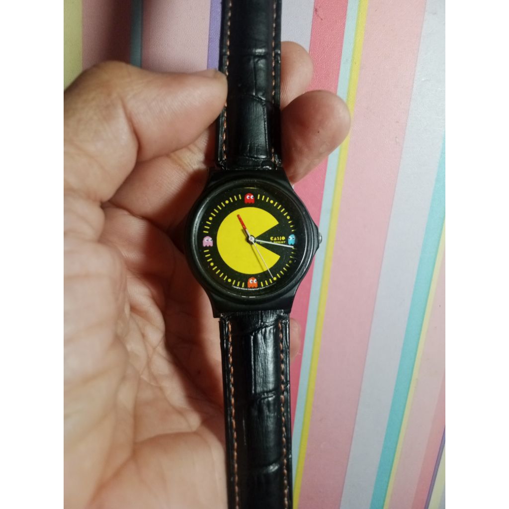 jam tangan kasio MQ 25 Pacman mod vintage bekas