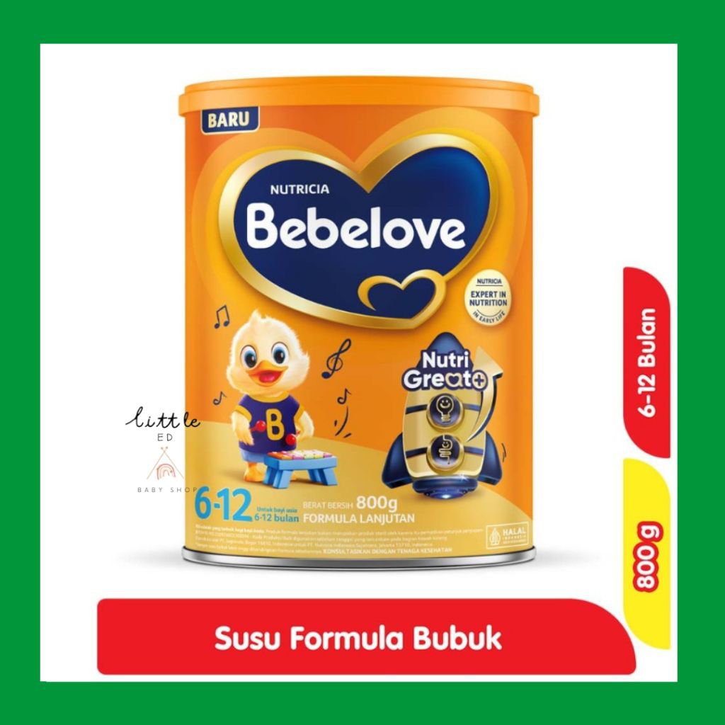 bebelove 2 800 gr / bebelove 6-12 susu pertumbuhan anak 800gr