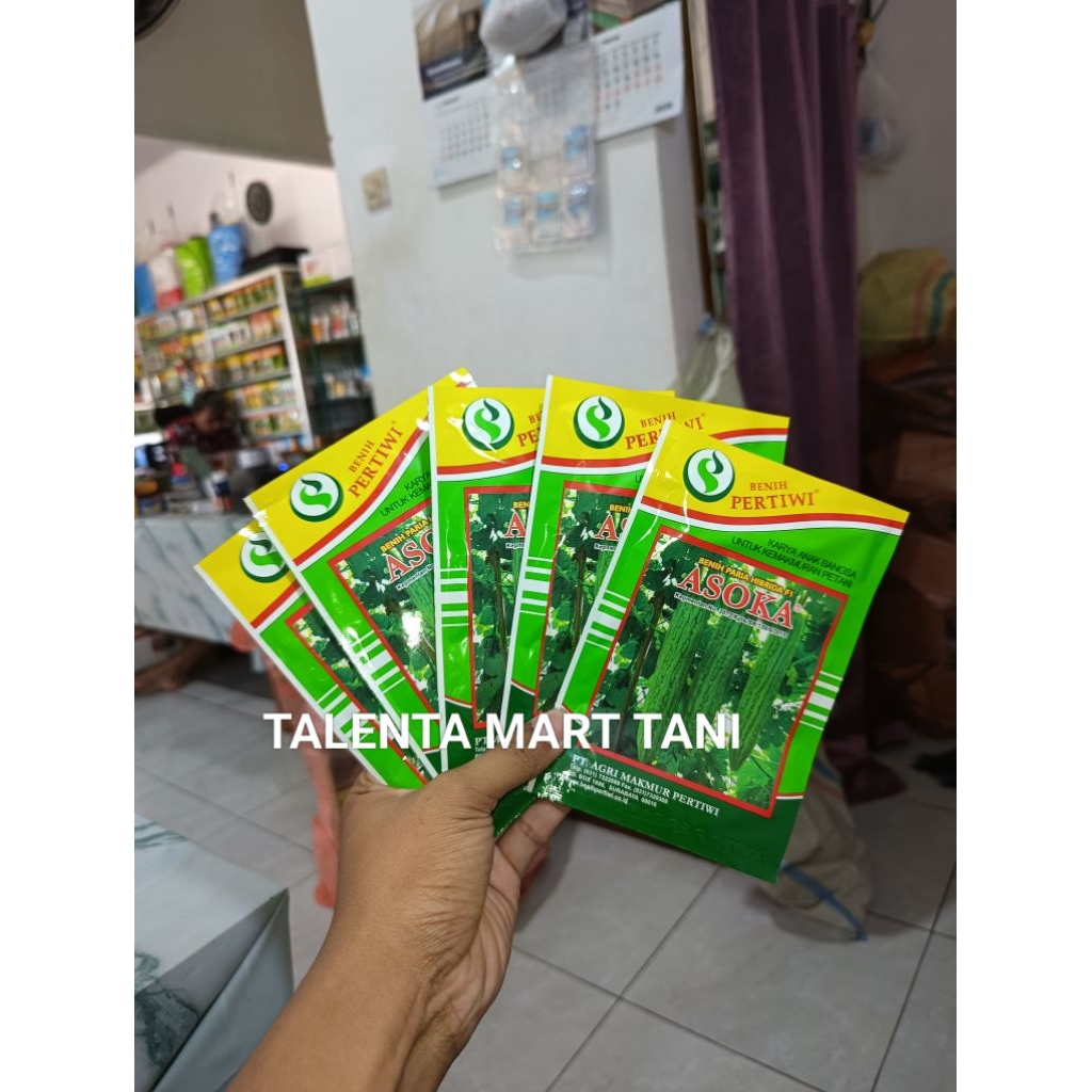 Benih Bibit Paria Pare Asoka F1, Perawatan Mudah, Tahan Virus . isi 10 Gram Kadaluarsa 2027 Terbaru 
