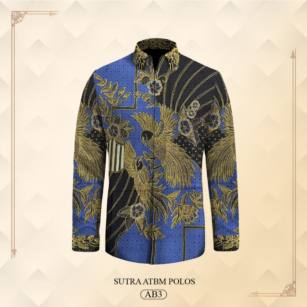 kain batik tulis sutra polos atbm baron premium XA9