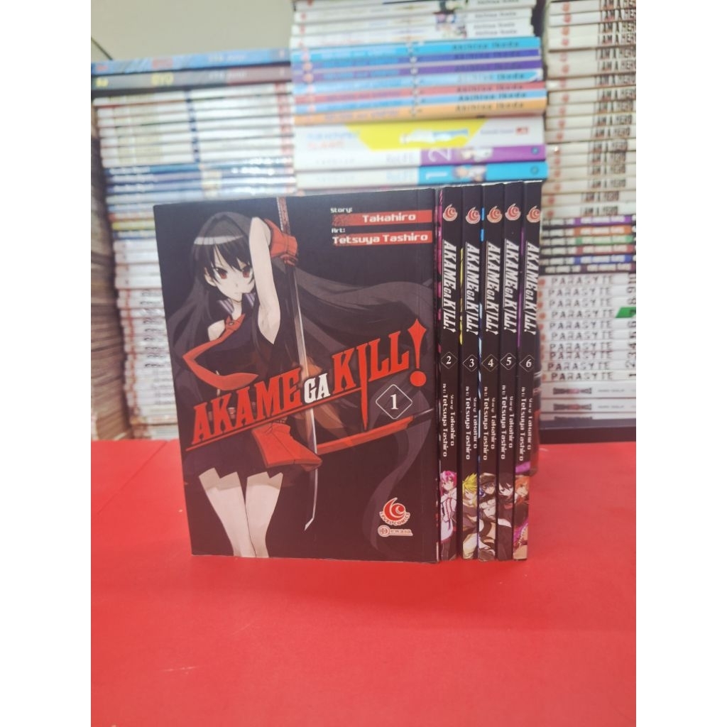 Komik Akame ga Kill Vol 1-6 Set