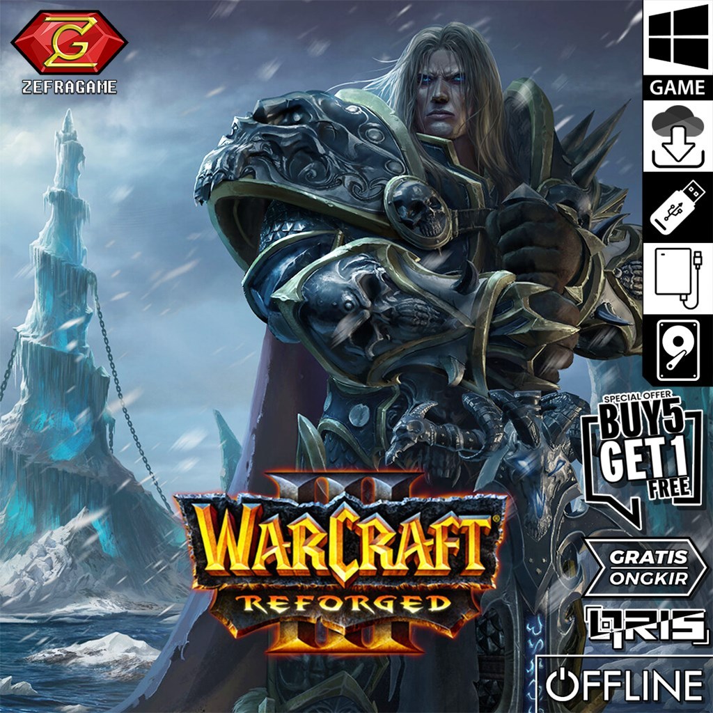 WARCRAFT III Reforged WARCRAFT 3 WC3 WC 3 R Game PC Laptop Games