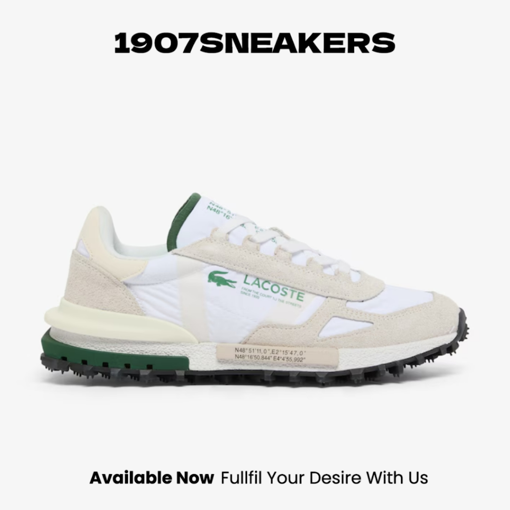 Sepatu Sneakers Pria Lacoste Elite Active - White LAC51SMA0041-21G