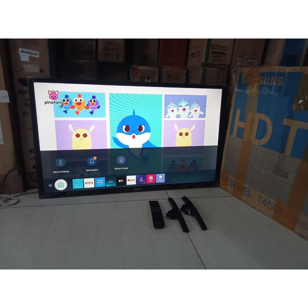 TV LED SAMSUNG 32IN HD SMART TV YOUTUBE DIGITAL TV KONDISI BEKAS PEMAKAIAN 7429F