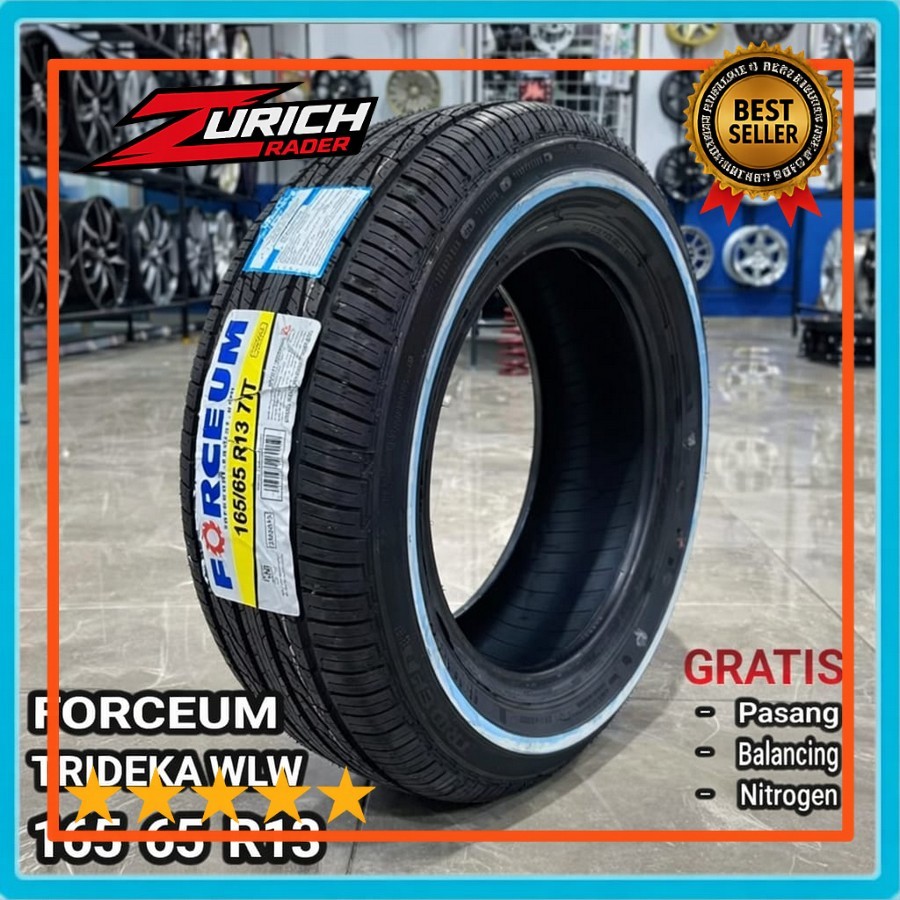 Ban Forceum Trideka Wlw 165 65 R13 List Putih Untuk Mobil Karimun Atoz Sparks