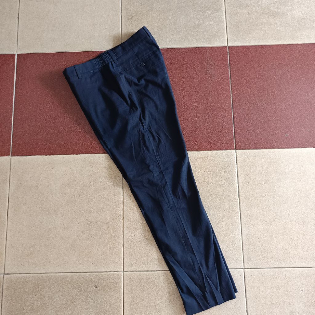 celana formal/kantor mind bridge biru dongker