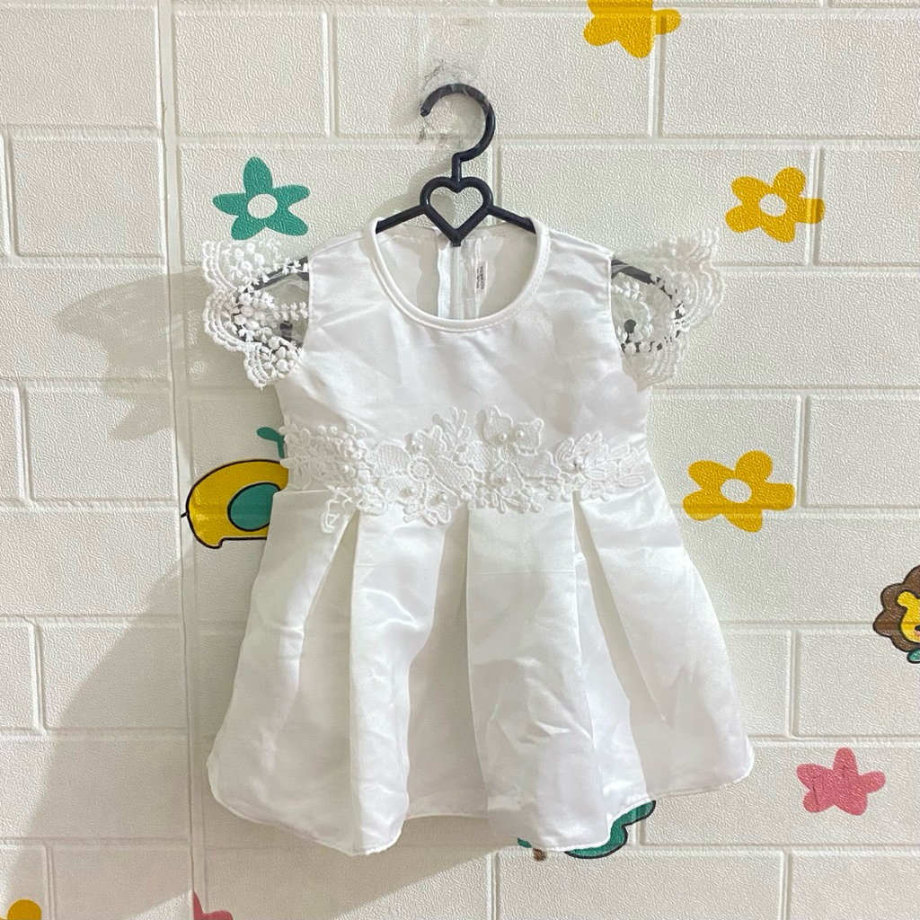 PRELOVED Dress Bayi Pesta Akikah Anak Perempuan
