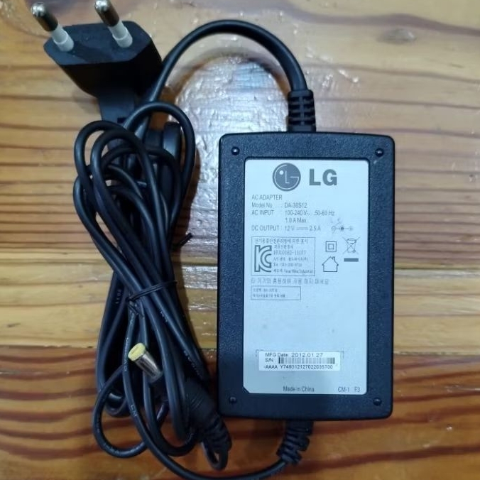 12V ~ 2,5A LG Adaptor Original