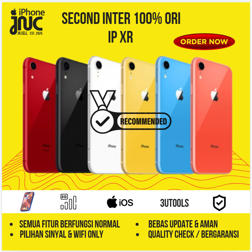 BIG SALE iPhonee XR 64GB 128GB SECOND/BEKAS BEST CONDITION LIKE NEW