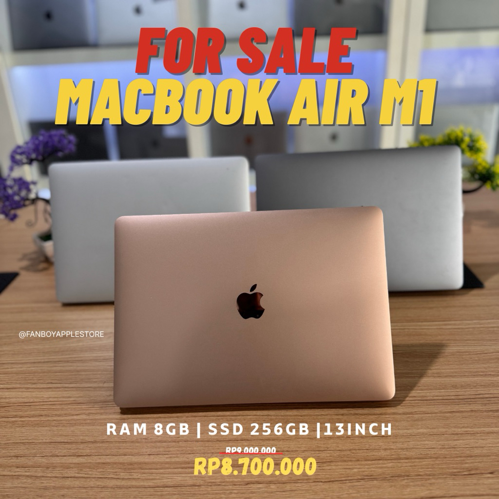MacBook Air M1 | Ram 8GB | Ssd 128GB | 13Inch | Second Original