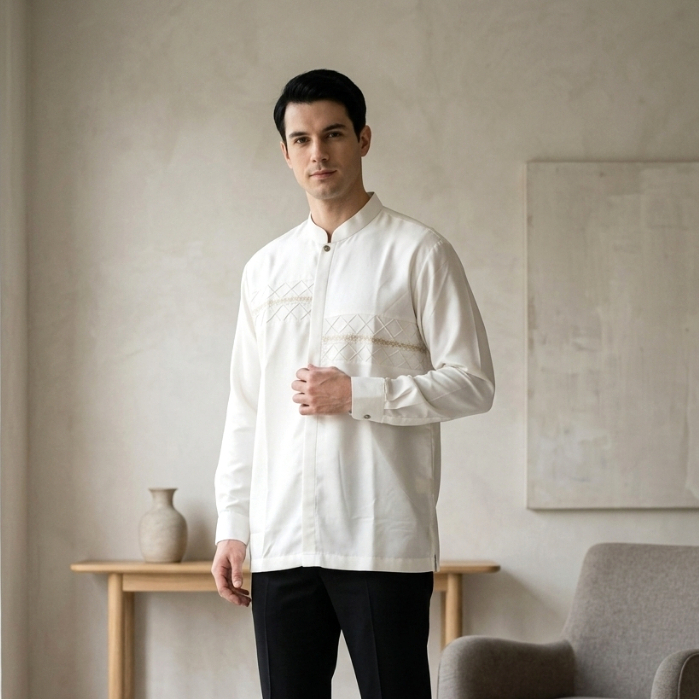 Ranti - Arsen Koko - Koko Exclusive - Koko Lengan Panjang - Koko Putih