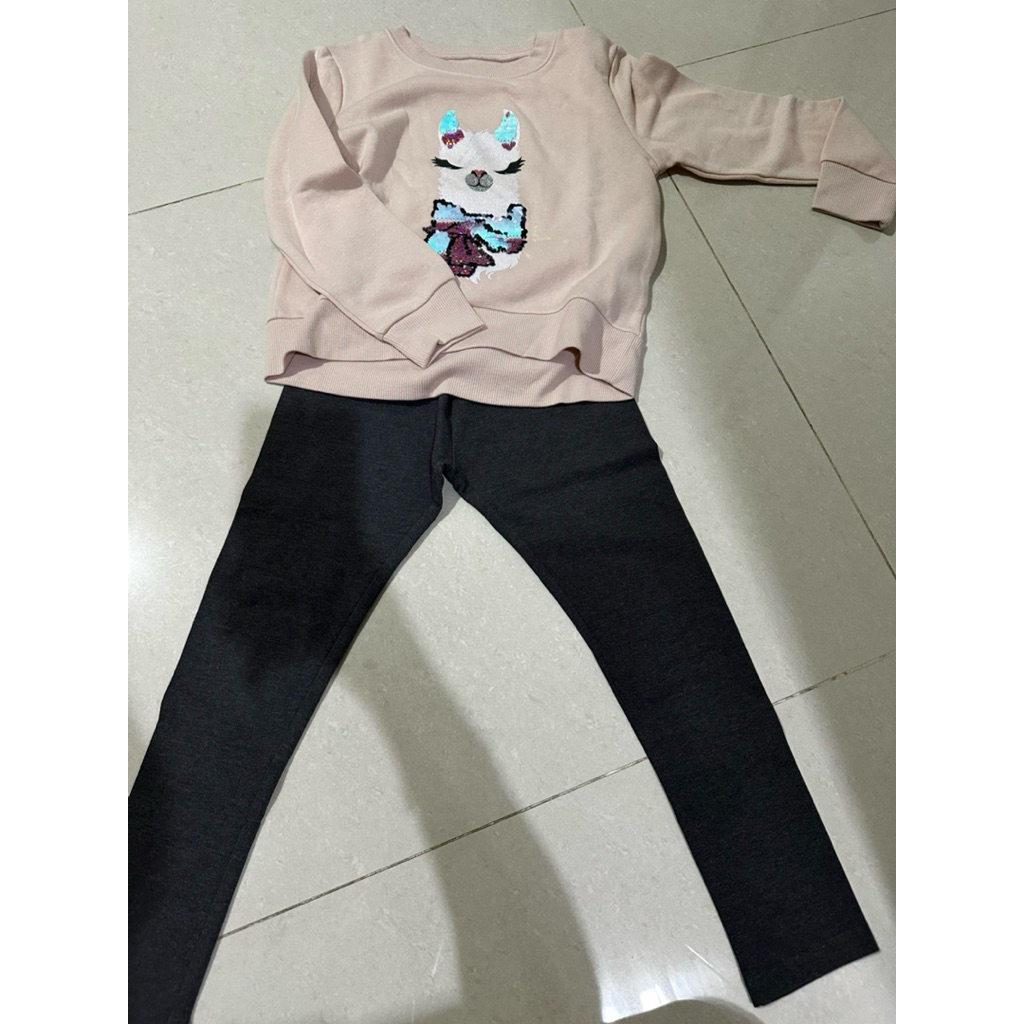 2 set Baju  atasan bawahan anak perempuan