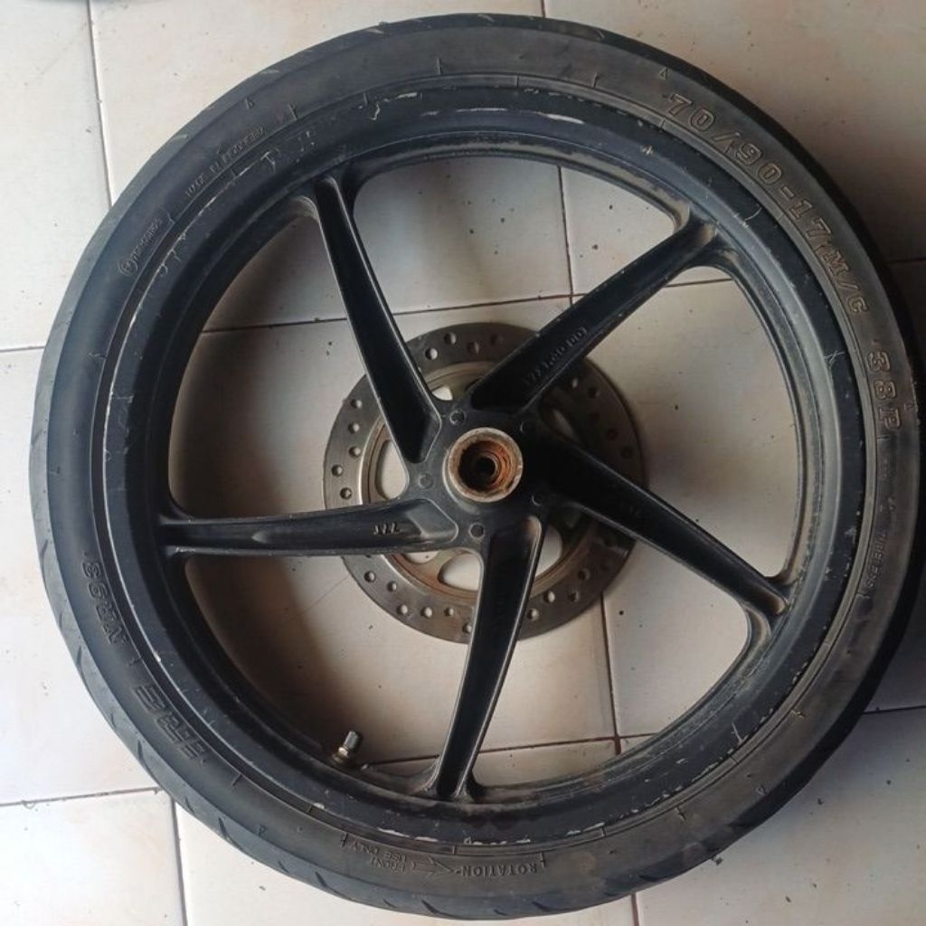 velg depan  belakang supra x125 DD original