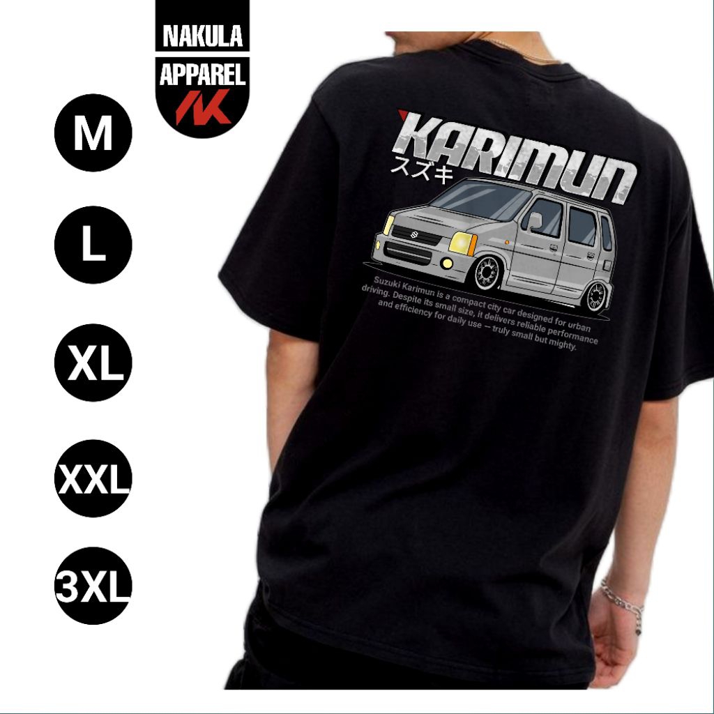 kaos mobil Karimun kotak kaos karko Suzuki Karimun