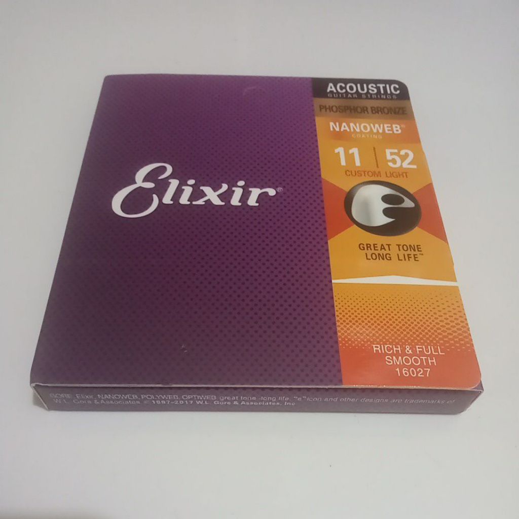 senar gitar acoustic elixir 1 set ori