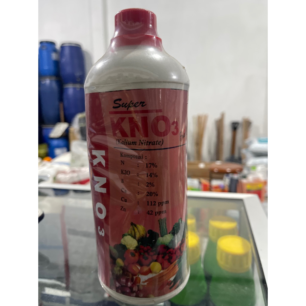 pupuk kno 3 cair vegetatif / pertumbuhan 1 liter super