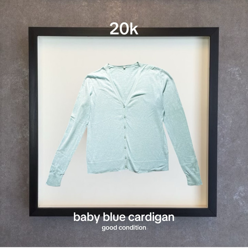 cardigan baby blue