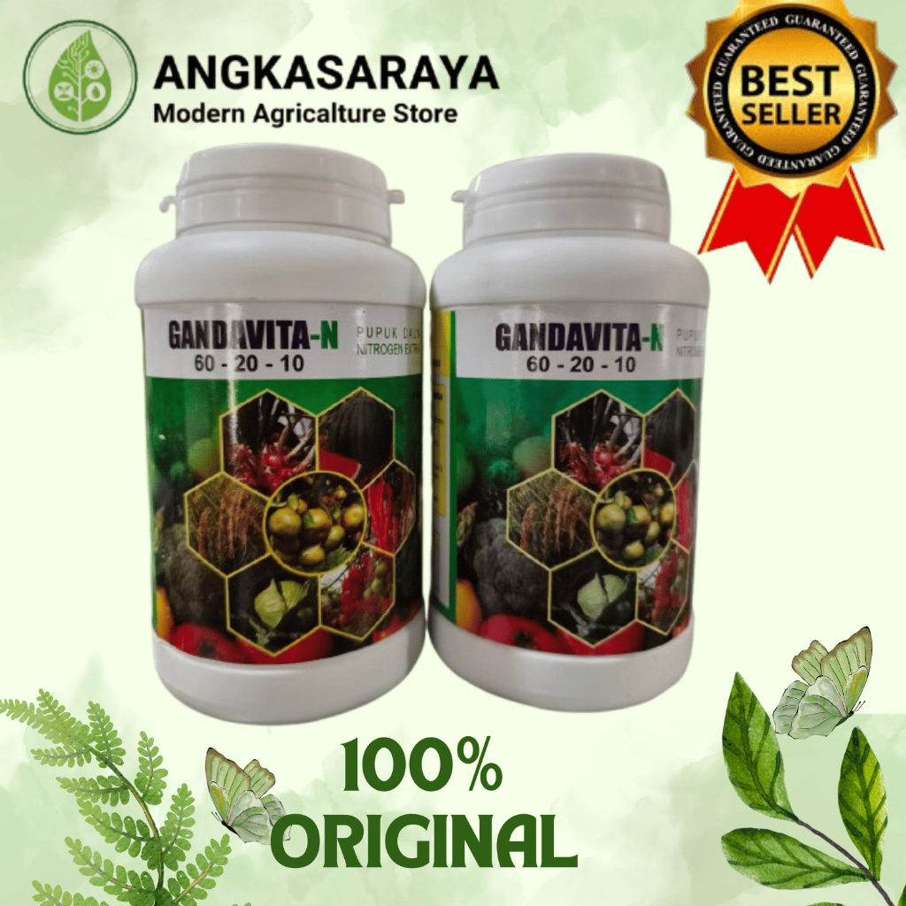 Gandavita-N 60-20-10 500g Pupuk Daun Larut Air