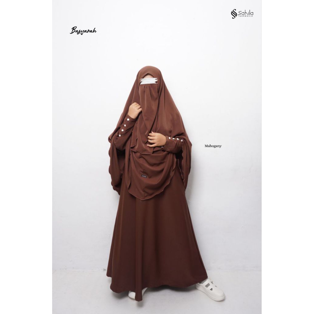 SAHILA | BASYARAH MOM | GAMIS SETELAN DEWASA SYARI | GAMIS BASYARAH SET SYARI | GAMIS SYARI SET CADA
