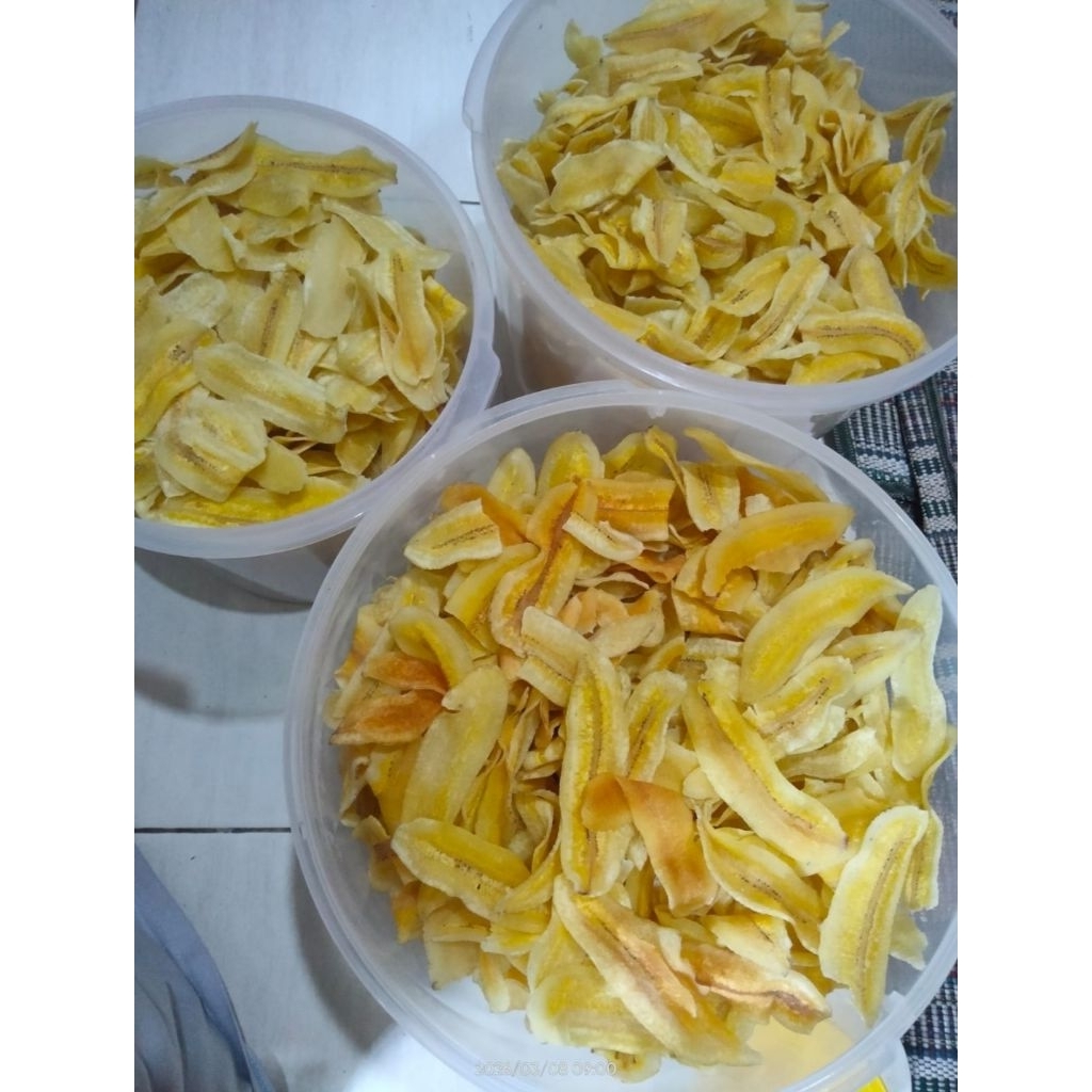 KERIPIK PISANG ASIN GURIH KEMASAN 60 GR