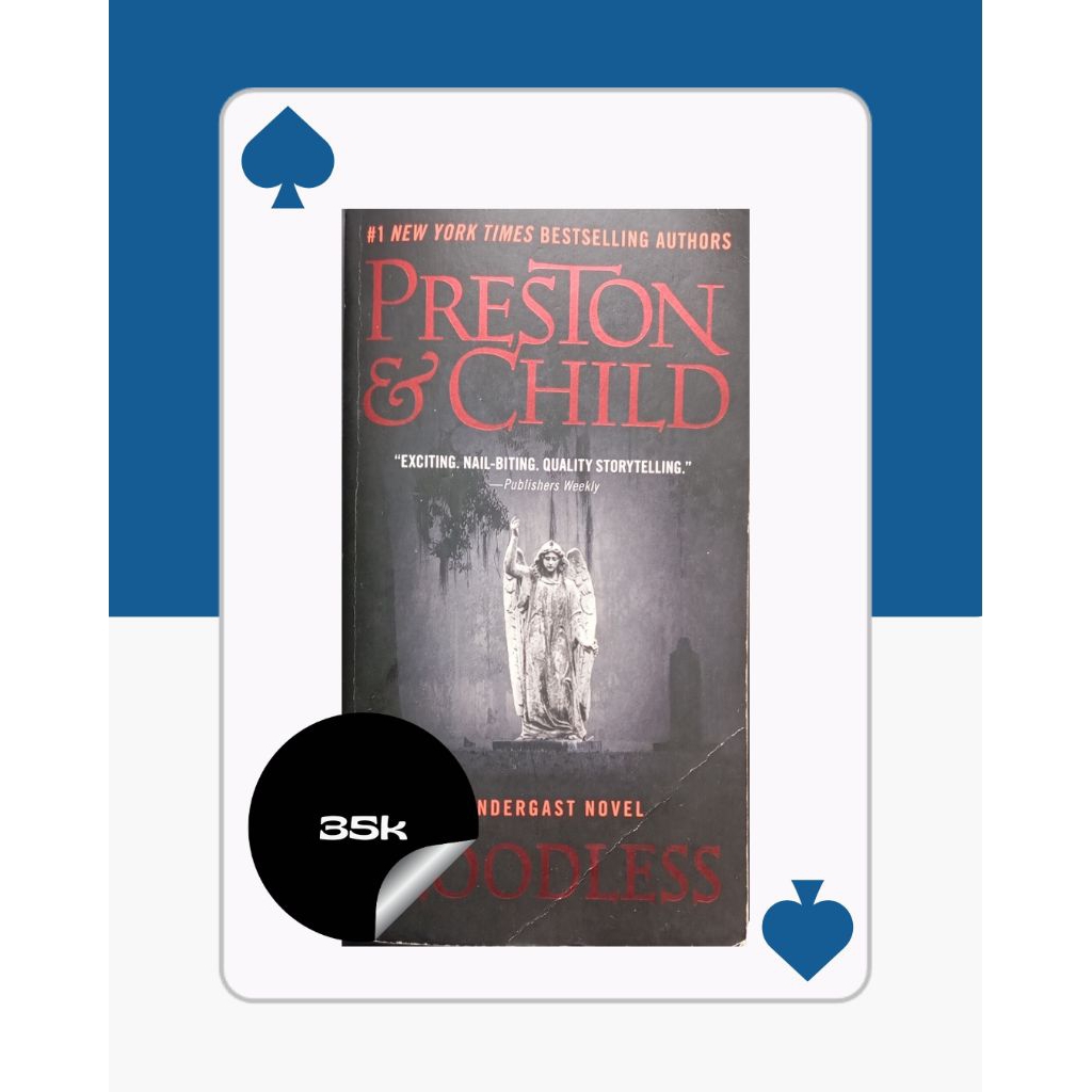 Preloved Novel Bl00dless Preston and Child | Fixed Price | No Nawar