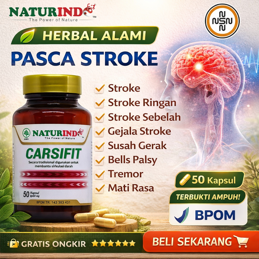 Naturindo Carsifit Herbal Obat Stroke Paling Ampuh Carsifit Naturindo
