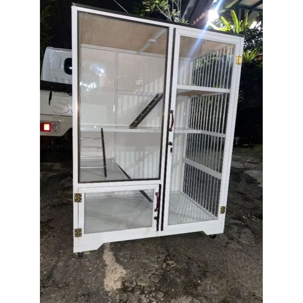 kandang kucing alumunium catroom