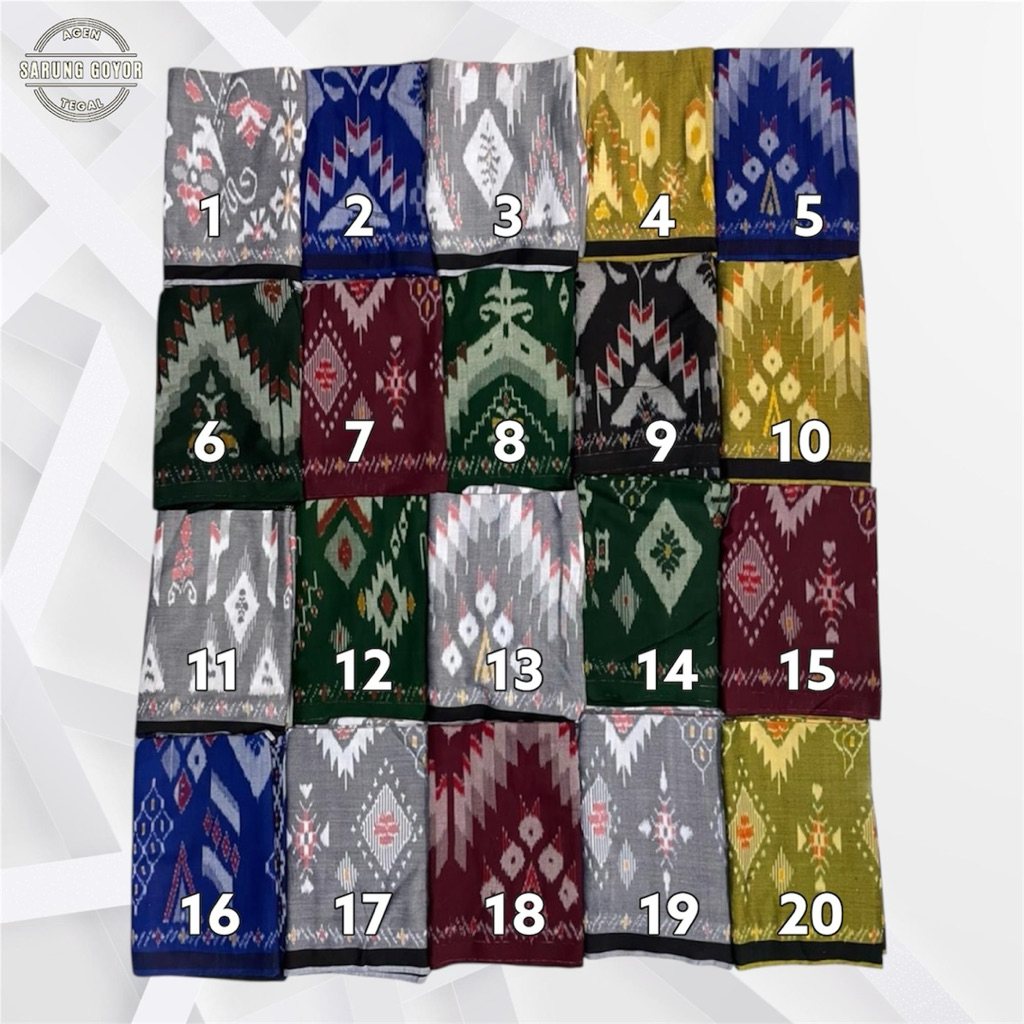 Sarung Goyor Tenun AL-WAFI 100% Rayon Halus Lembut dan Adem