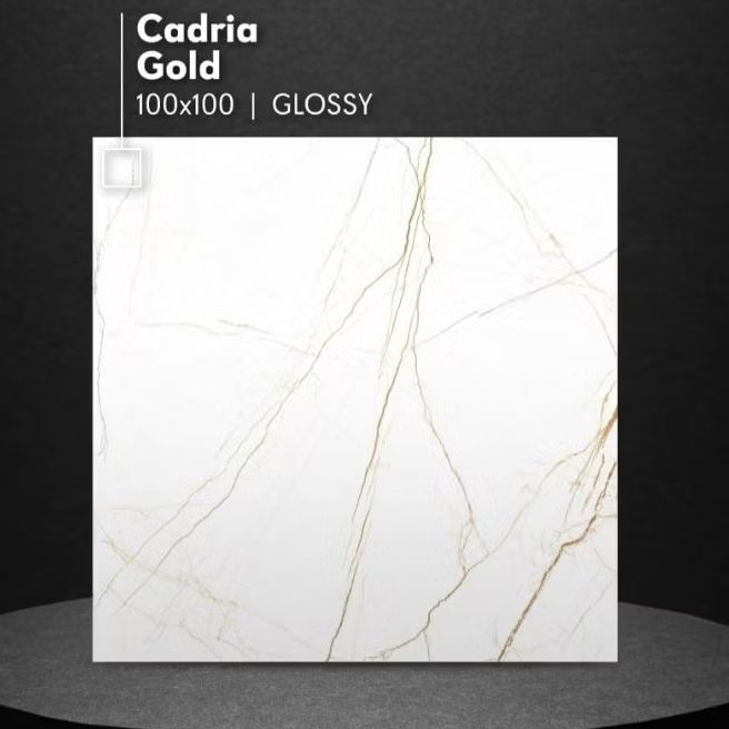 granit 100x100 Cardia gold Glossy