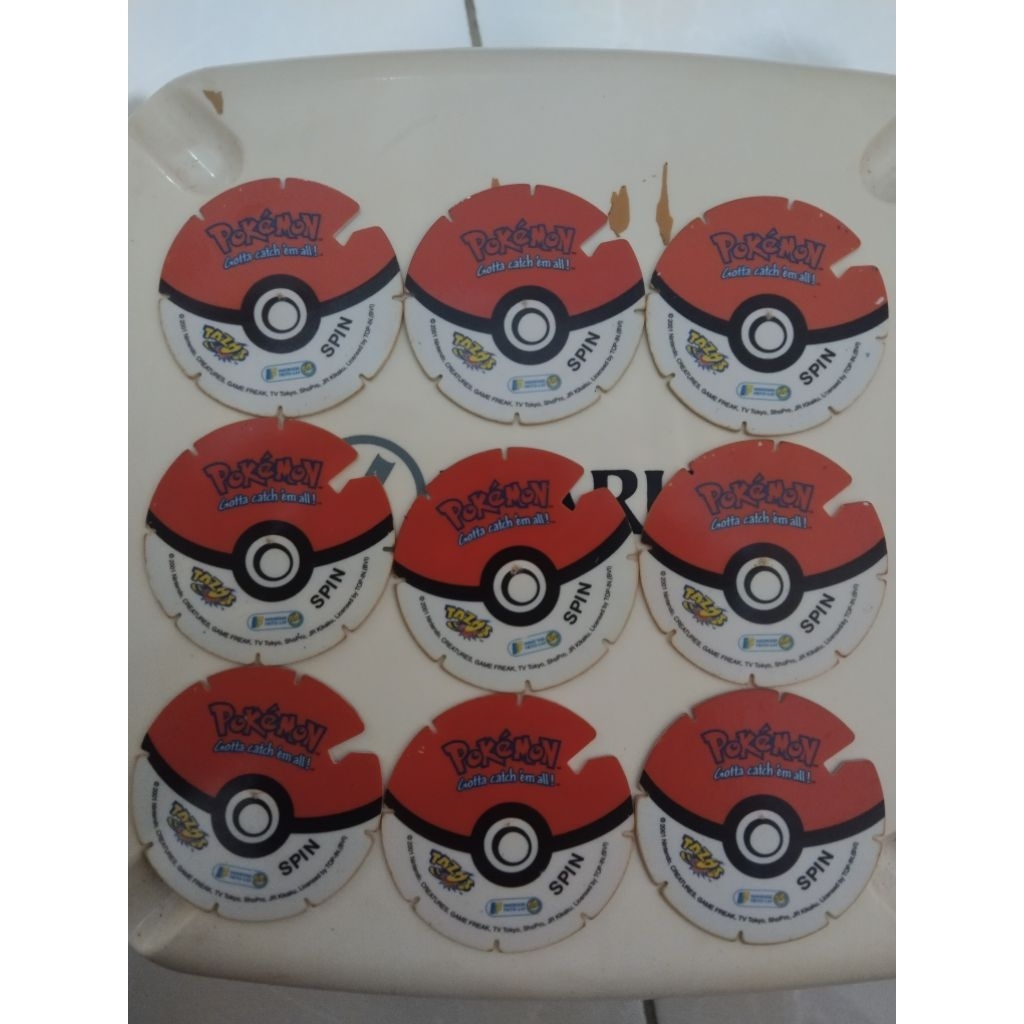 tazos spin pokemon