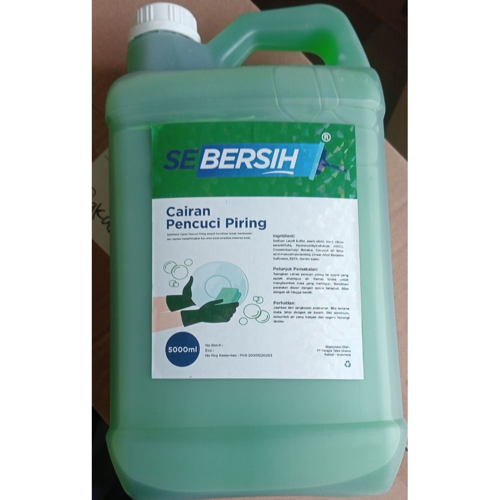 Sebersih Cairan Pencuci Piring 5 Liter