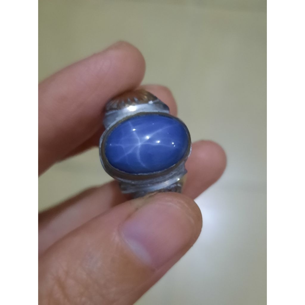 Blue American star / batu cincin amerika star