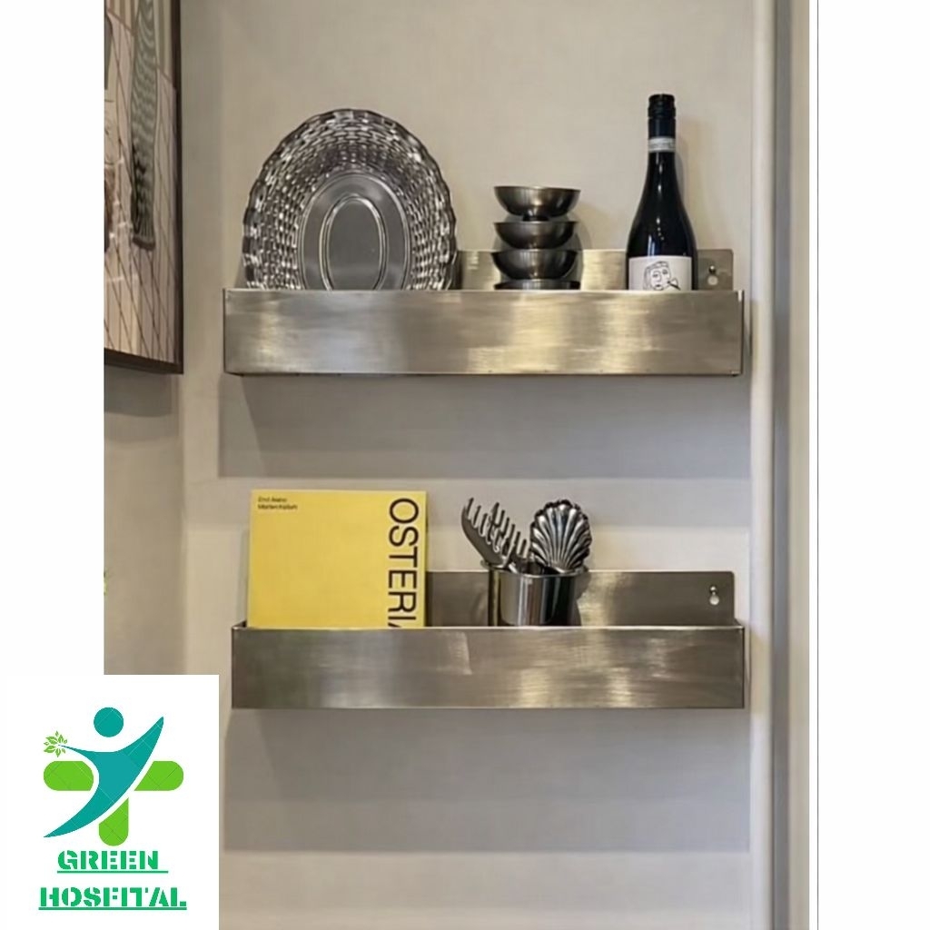 RAK BOTOL / RAK GANTUNG STAINLEES STEEL to cafe, resto dll