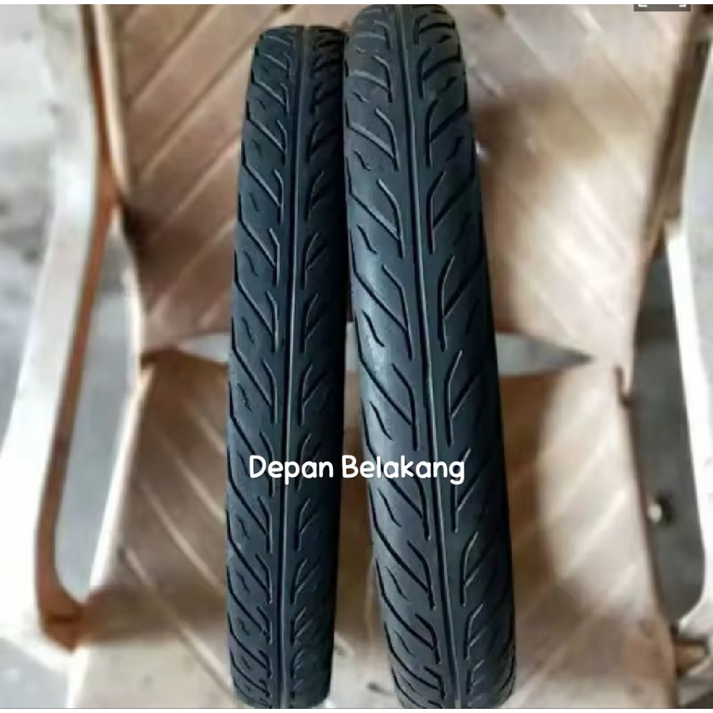 Sepasang Ban luar kecil ukuran 50/90&60/80 Ring 17 Non Tubles