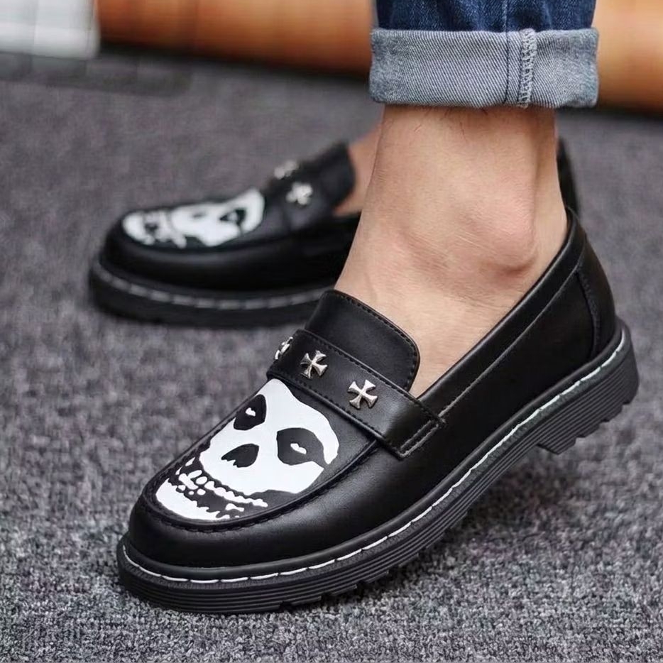 Sepatu Loafers Docmart Casual Pria Original Mr.Joe Misfits Spike