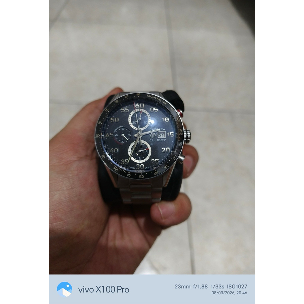 Arloji Jam Automatic Tag Heuer Carrera Calibre Swiss Original Asli