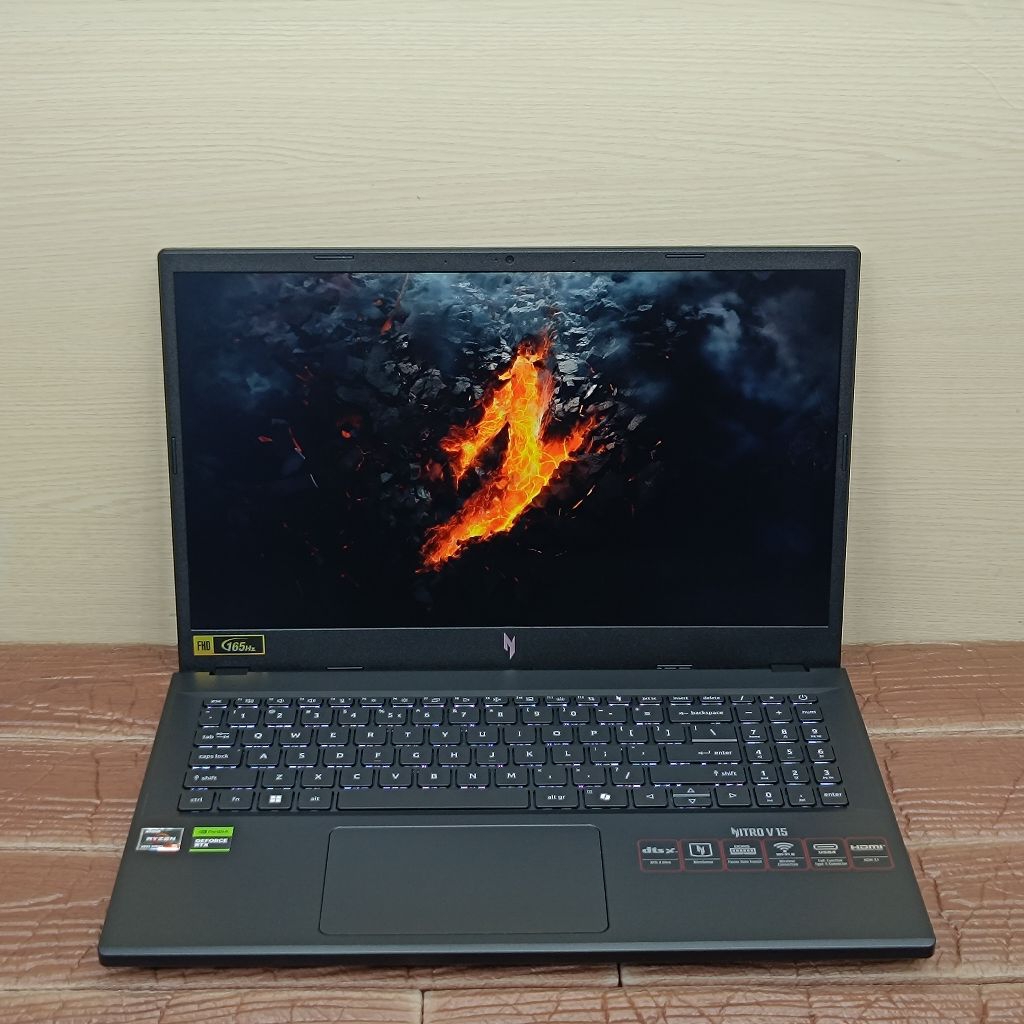 Laptop Acer NITRO V15 ANV15-41 AMD RYZEN 5-6600H RAM 8GB SSD 512GB RTX 3050 165Hz