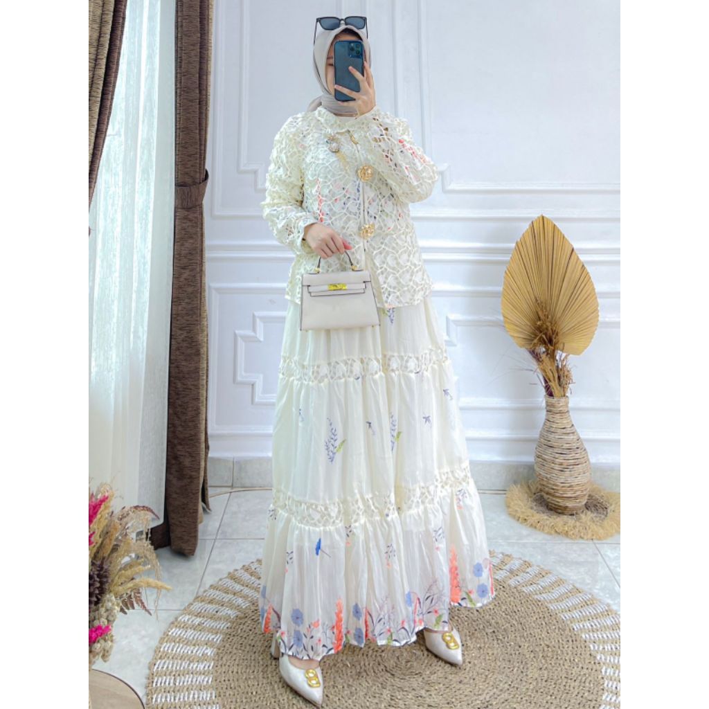 DRESS BY LFY KATUN BORDIR IMPORT