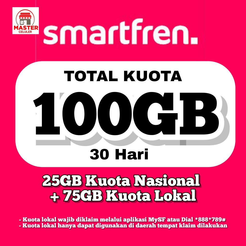 KUOTA SMARTFREN 100GB MURAH