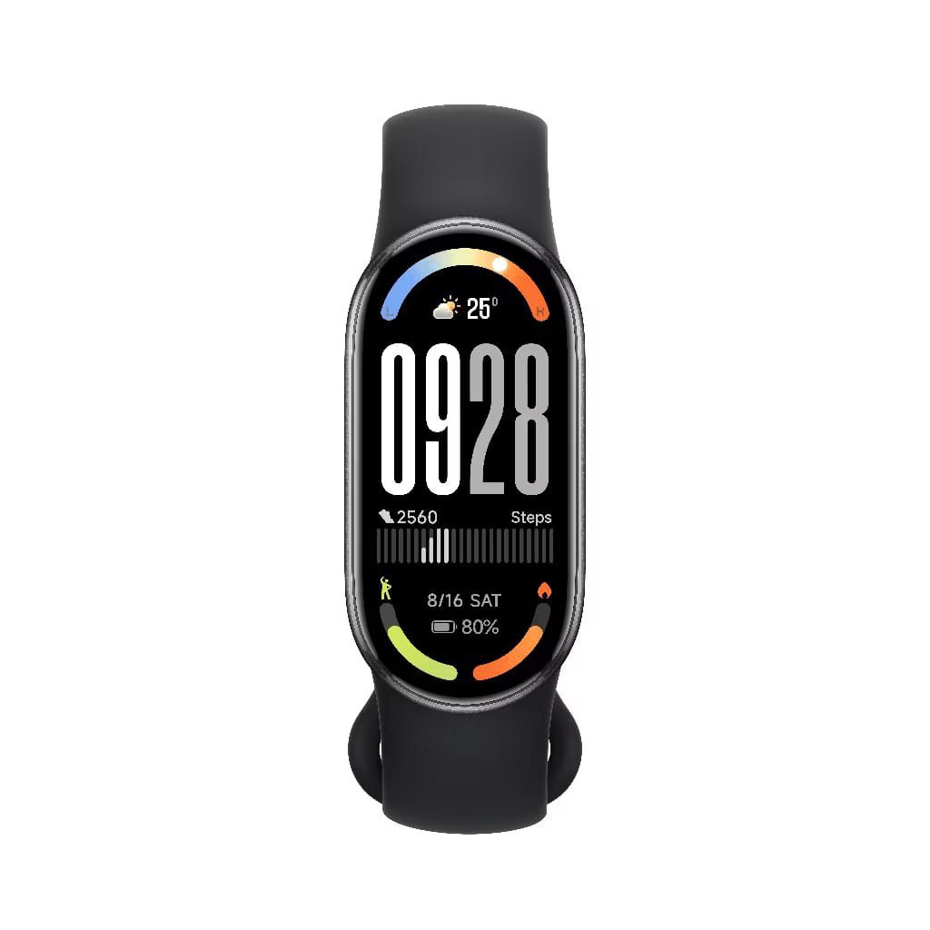 Jam Tangan Pintar Xiaomi Smart Band 10 - Warna Midnight Black, Tampilan AMOLED 1.72 Inci, Sensor Kes