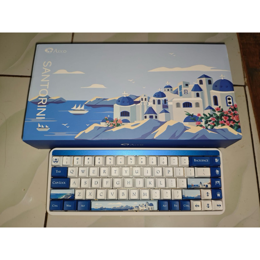 keyboard alumunium akko jin01 SANTORINI