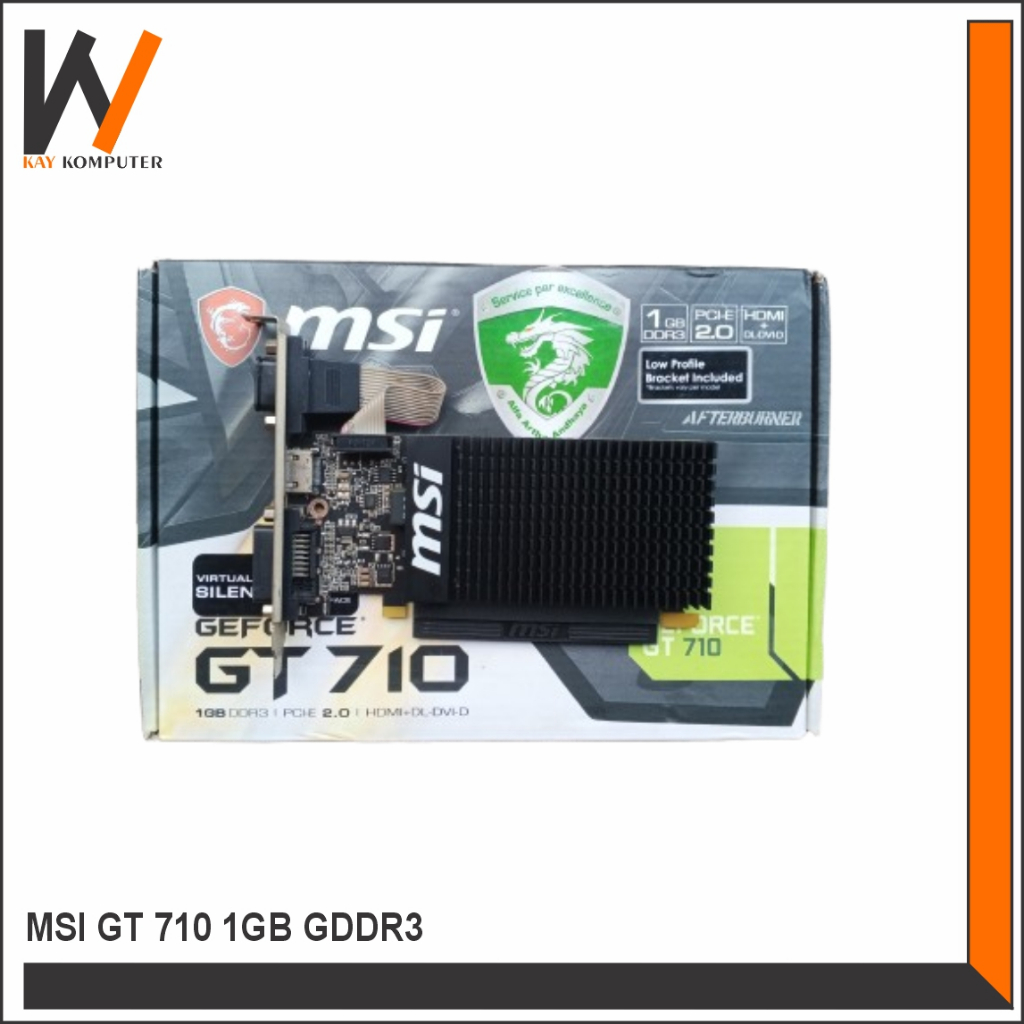 GPU NVIDIA MSI GT 710 1GB GDDR3