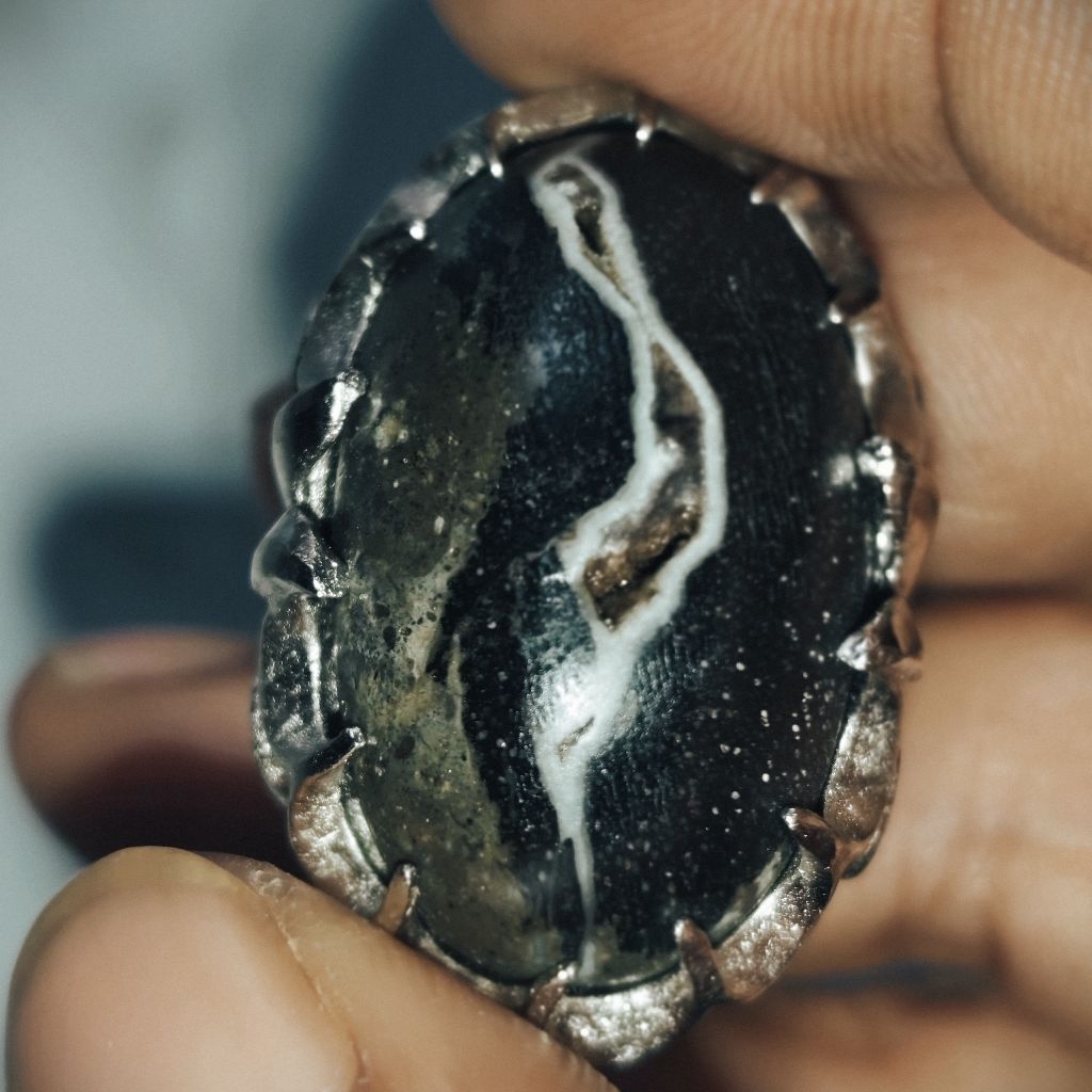 aksesoris batu akik fsl kelor combong serambut