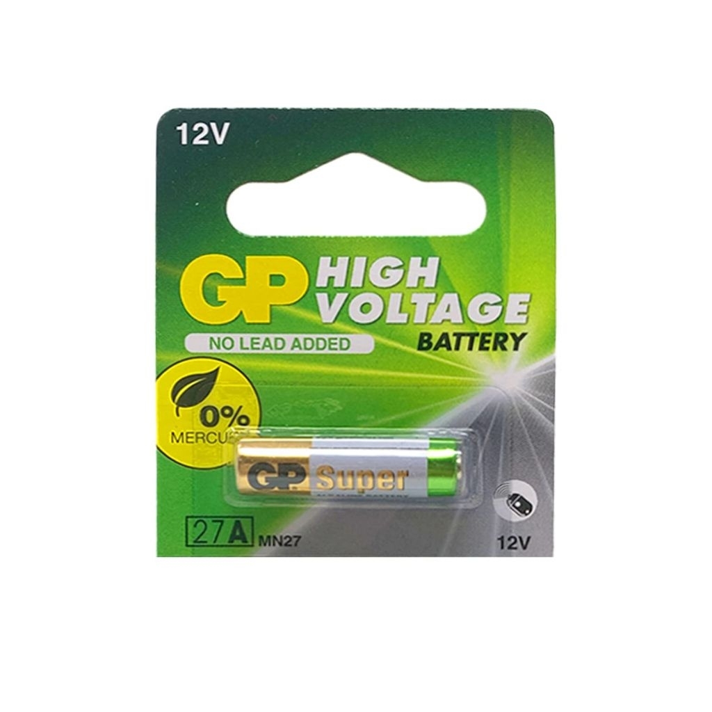 Baterai 12V A27 27A GP SUPER Alkaline No Mercury Untuk Remote Motor Mobil