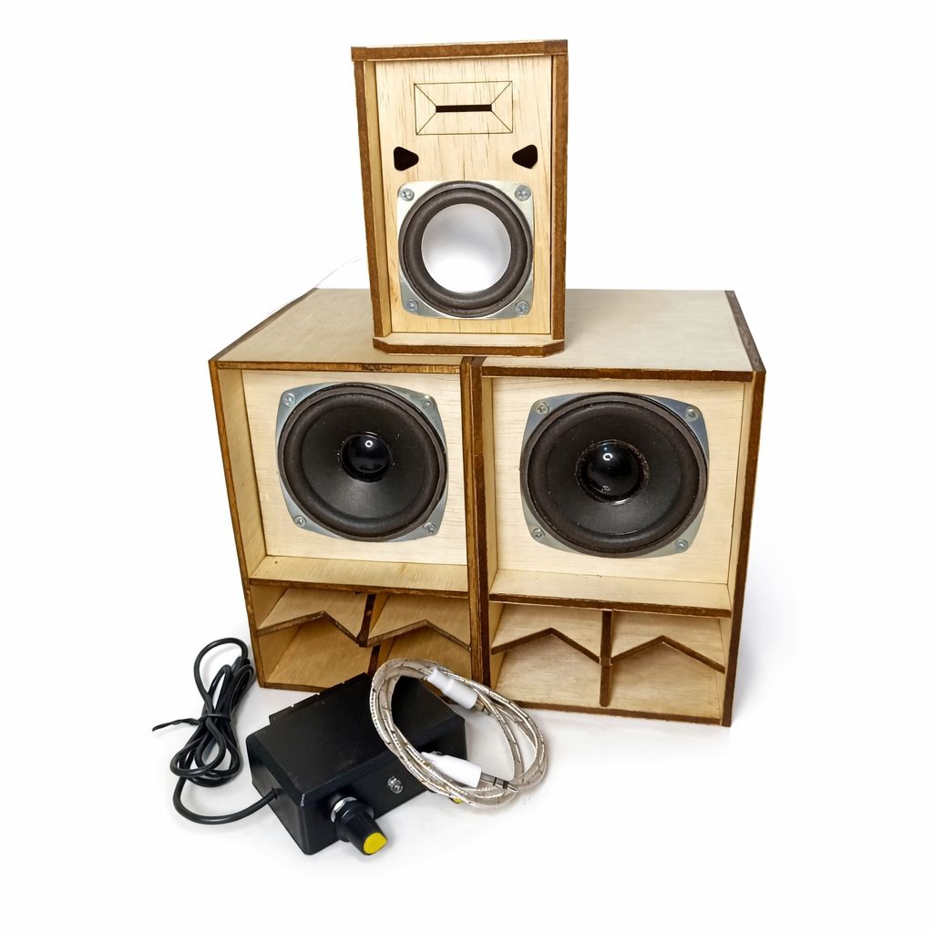 miniatur sound system, paket miniatur sound system siap bunyi harga terjangkau 3 in CBS3